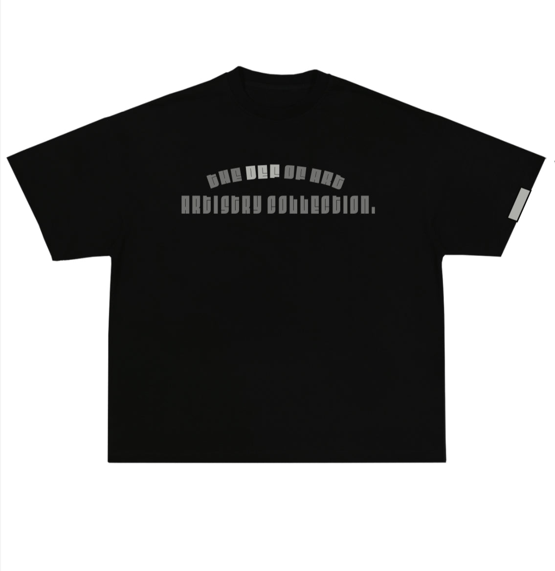 OVERSIZED T-SHIRT BLACK/GREY