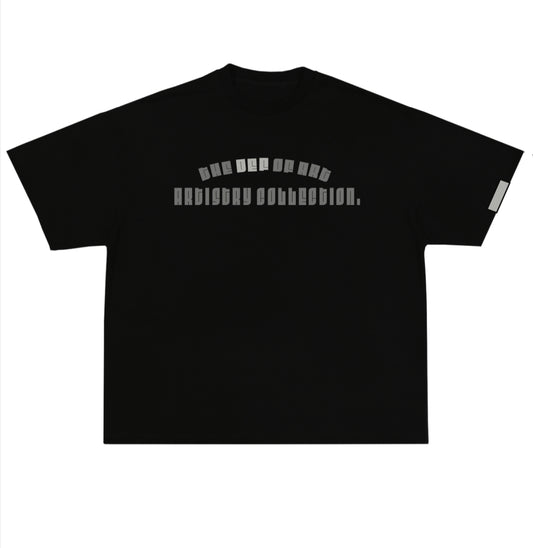 OVERSIZED T-SHIRT BLACK/GREY