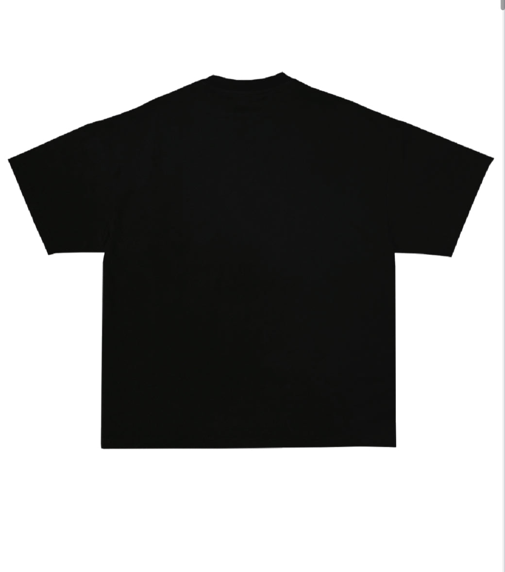 OVERSIZED T-SHIRT BLACK/GREY